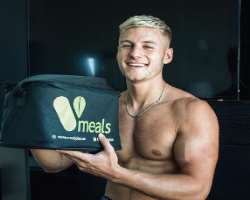 Wyatt endorses various brands including V meals through his Instagram.
